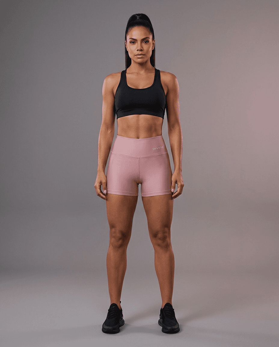 Shorts Liso Rose